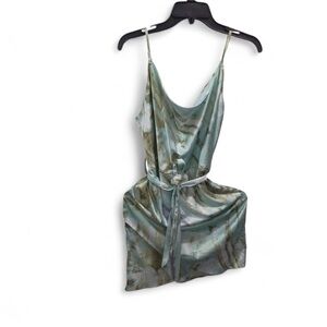 Silk Wrap Mini Dress